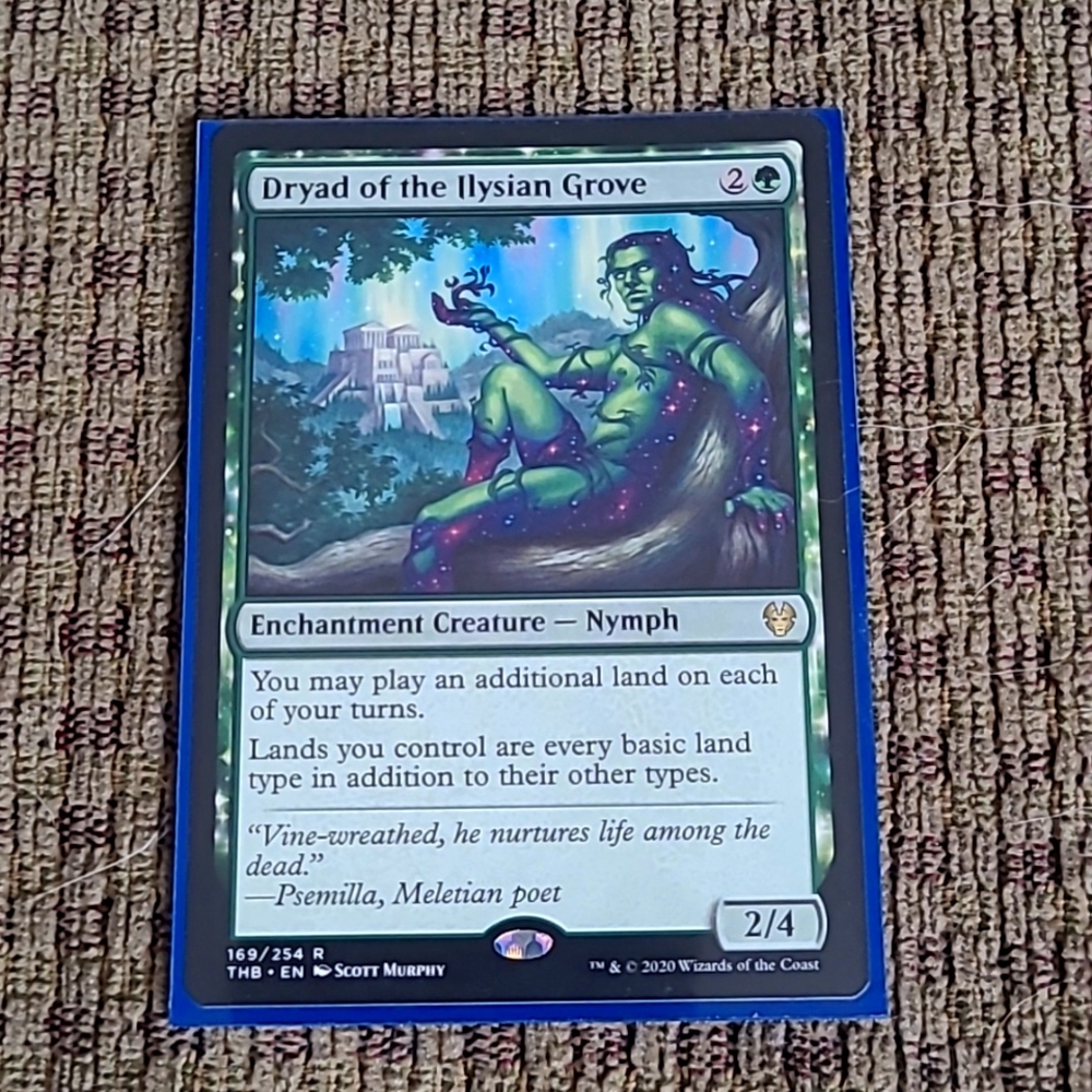 Magic the Gathering Card - Dryad of the Ilysian Grove